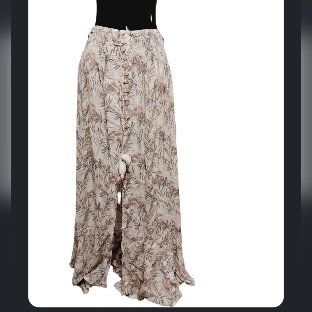 Tiare Hawaii Tropical Print Maxi Skirt